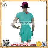 Summer New Fashion Ladies Blue Chiffon Tops Sexy Casual Blouses For Women 2016 thumbnail-4