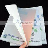 L Shape Clear Document Folder