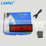 LANPAI Wholesale Scrolling LED Message Badge/ Tag thumbnail-2
