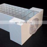 Acrylic Rotating Eyeshadow Brushes Lipstick Organizer Makeup Display Case Holder White / Black thumbnail-6