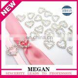 Heart Cheap Rhinestone Buckle for Wedding Invitations thumbnail-1