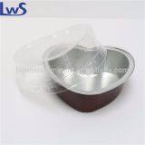 Heart Shaped Foil Heart Pan With Plastic Lid thumbnail-2