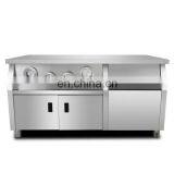 Customized Office Counter Table Design/Stainelss Steel Kitchen Center Island With Cup Dispenser