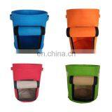 Hanging Green Felt Plant Bag thumbnail-2