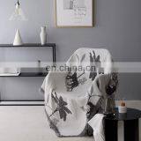 RAWHOUSE China Wholesale Throw Blanket Yarn Dyed Leopard Double Side Woven Throws Tassels Cover Sofa Home Decor thumbnail-1