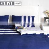 Factory Supply 100% Cotton Comforter Bed Cover Sets Luxury Silk Striped Sheets Bedding Set for Sale thumbnail-2