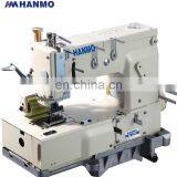 HM-1406P High Speed 6needle Flat-bed Double Chain Stitch Sewing Machine thumbnail-1