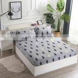 Wholesale 2020 New Design Multi Size Printed Non Slip Single Queen King Bed Mattress Protector Fitted Bed Sheets for Adult thumbnail-6