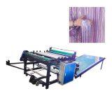 Metallic tinsel backdrop making machine