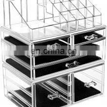 acrylic makeup organizer jewelry and cosmetic storage organizer