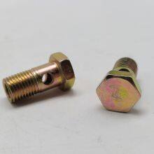 Metric Hexagon Socket Head Cap Banjo Pipe Joint Size M10 High Pressure Bolt Banjo Bolt With Hole thumbnail-3