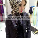 Latest Design Fashion Muslim Square Silk Hijab 110*110cm (Very Beautiful,not Slide) thumbnail-1