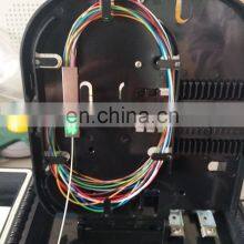 Black 16 Core Outdoor FTTH Fiber Optic Distribution Box With SC LC FT/UPC APC Steel Tube Type PLCsplitter and Adapter. thumbnail-4