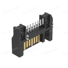Denentech SATA 7P Male SMT With Peg thumbnail-3