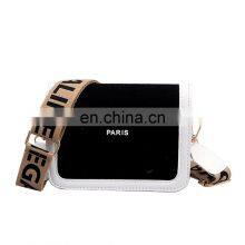 2021 Fashion Niche Design Small Square Bags Summer Letter Wide Strap Shoulder Messenger Bags Women Purse And Handbags Louis Bags thumbnail-3