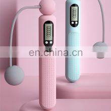 TEZEWA Unisex Skipping Rope Counting Cordless Jumping Rope Steel Wire Weighted For Adults thumbnail-5