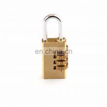 Security 21/28 mm Brass Outdoor Die-Cast 4 Digits Brass Combination Padlock for Indoor thumbnail-1