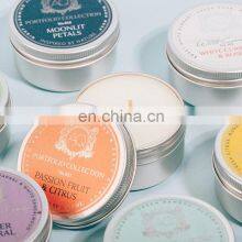 Custom Soy Wax Metal Empty Container Jar Wholesale Lidded Candle Tin thumbnail-4