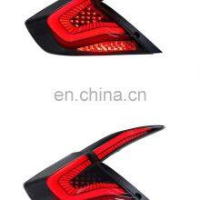 Landnovo Hot Selling Body Parts Modified Car Reversing Parking Car Star Design Rear Light for Honda Civic Led Taillight thumbnail-2