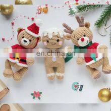 Crochet Christmas Ornaments Amigurumi Toy Handmade Stuffed Animal Baby Gift Newborn Toddler Present Cheap Wholesale thumbnail-1