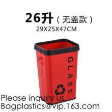 Household Metal Tin Garbage /Dust Bin,Metal Dog Pet Food Storage Bin Tin/Galvanized Trash Can/Garbage Bin,Store Supplies