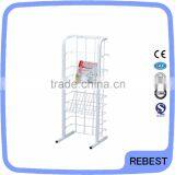 Floor Retail Store Metal Display Rack for Magazine