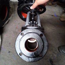 GOST Hard Seal Gate Valve Flange End Rising Metal Seat Gate Valve Cast Iron Gate Valve thumbnail-3