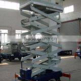 6m 300kg Excellent Quality Four Wheel Mobile Scissor Lift Platform thumbnail-3