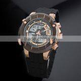 2016 Brand New 3 atm Light Digital Wristwatch Boy Men Sports Watches Waterproof Rubber Watch WS068