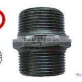 280 Nipple Thread Banded Malleable Black Cast Iron Pipe Fitting Manufacturer 280 Nipple thumbnail-1