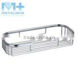 Brass Corner Basket Bathroom Shelves thumbnail-1