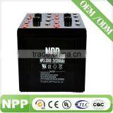 2v2000ah Battery Suppliers NPP Long Life High Performance Battery for SOALR thumbnail-2