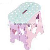Lovely Peanut Kiddie Plastic Folding Stool