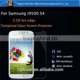 For Samsung S 4 S 4 mini Scratch-resistant 9 H hardness Ultra-thin tempered glass screen protector with retail package