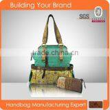 1400 & 1402 Top Selling Fancy Ethnic Designed Handbag With Matching Wallet