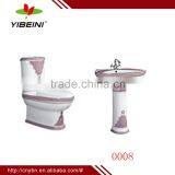 Chaozhou Ceramic Sanitary Ware Bathroom Decorated Toilet Set thumbnail-1