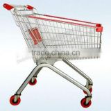 90 Liter Powder Coated Supermarket Shopping Cart