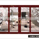 The Latest Residential Design Aluminum Double-layer Glass Sliding Door thumbnail-5