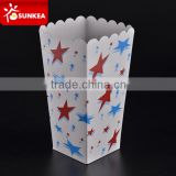 Custom printed wholesale cheap popcorn box size
