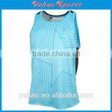 (factory OEM) Cheap Custom Singlets 100% Polyester Singlets thumbnail-1