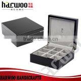 High Quality Wooden Compartments Tie Display Box