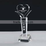 High Quality Fashionable Clear Acrylic Acrylic World Cup Soccer Trophy With Various Size thumbnail-1