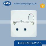 13A double switched socket two gang switch two socket with neon M115