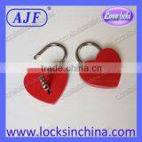 AJF Beautiful Love Red Heart Lock for Lovers in the Gift Box