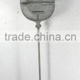 090270F- Sphere Metal Wire Candle Lantern W/finch thumbnail-1