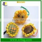 Wholesale Orange Color Sunflower Shape Foldable Shopping Bag thumbnail-1