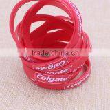 Custom Personalized Silicone Wristbands/red Rubber Bracelet With Printing Logo Supplier's Choice thumbnail-1