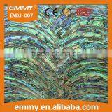 Hot-sale Green Natural Abalone Mother of Pearl Shell Paper Pieces for Wall Decorative