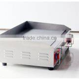 Restaurant Kitchen Equipment Electric Half Griddle Teppanyaki and Half Grill WITH 2 Thermostat Passed CE. thumbnail-2