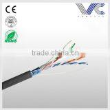 Frankever High Quality 4 Pairs Black FTP Cat6 Lan Cable
